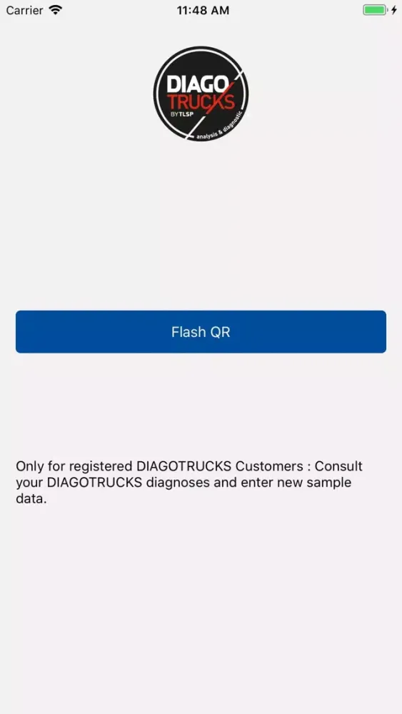 Captures d'écran de DIAGOTRUCKS QR APP
