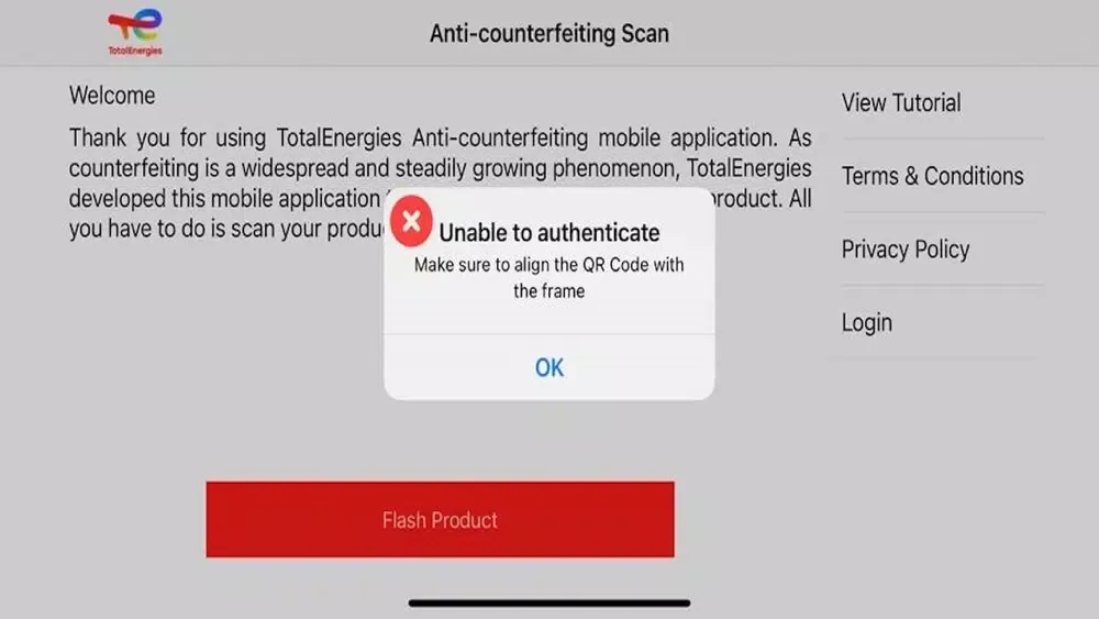 Screenshot di Scan TotalEnergies
