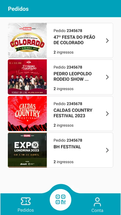 Total Acesso Ingressos 스크린샷