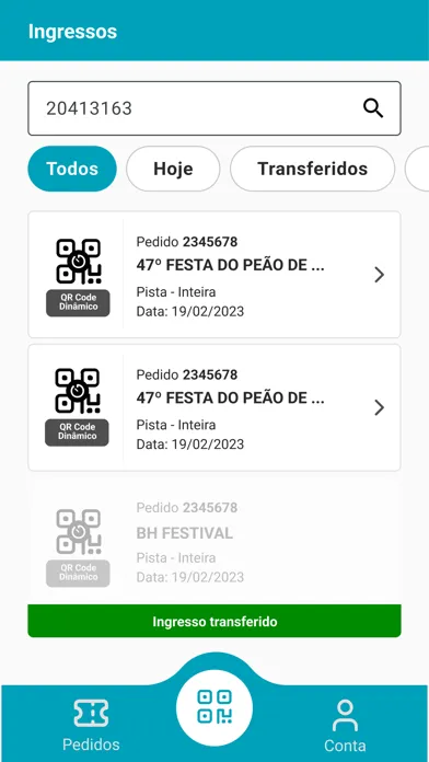 Total Acesso Ingressos 스크린샷