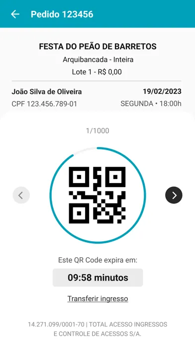 Total Acesso Ingressos 스크린샷