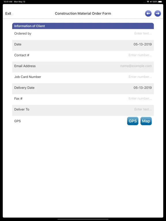 TFS Connect Mobile iPad  Screenshots
