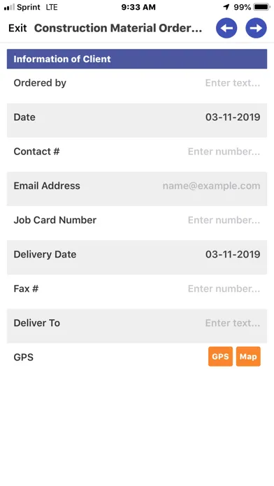 TFS Connect Mobile Screenshots
