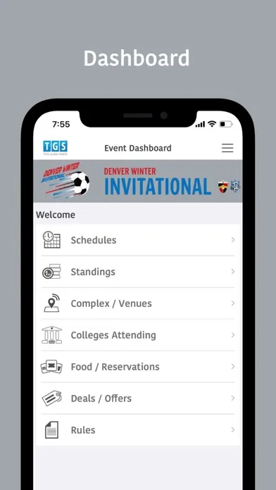 Capturas de tela do Denver Winter Invitational