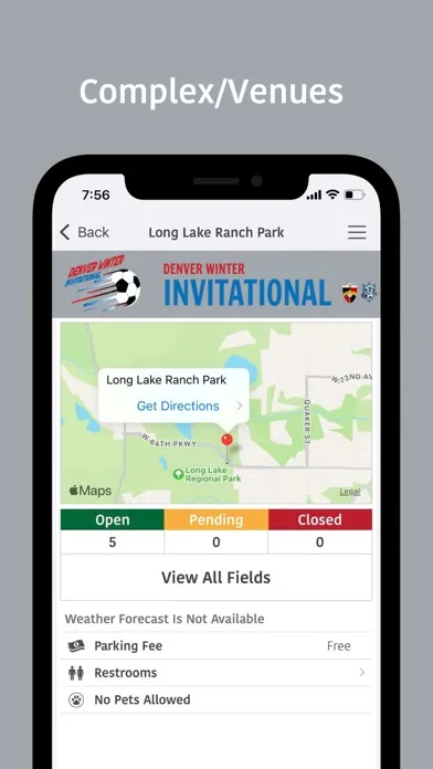 Capturas de tela do Denver Winter Invitational