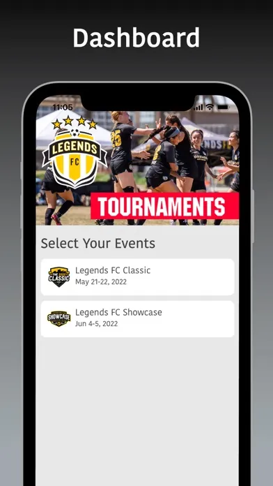 ภาพหน้าจอของ Legends FC Tournaments