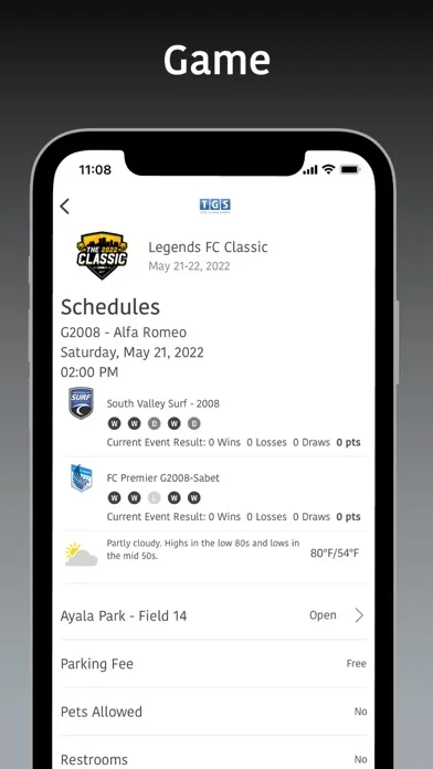 ภาพหน้าจอของ Legends FC Tournaments