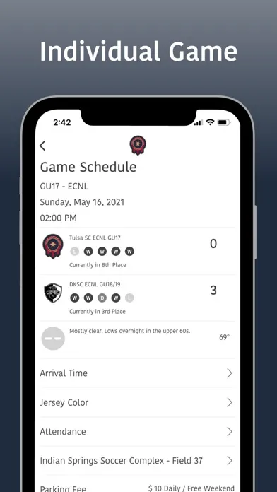 Tulsa Soccer Club স্ক্রিনশট