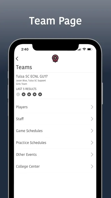 Tulsa Soccer Club স্ক্রিনশট