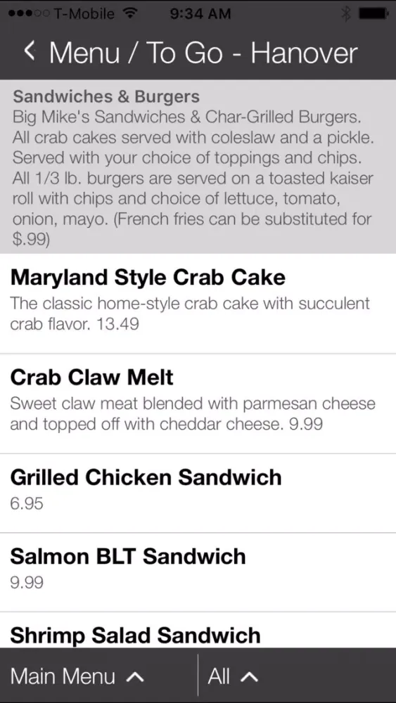 Big Mike's Crabhouse & Grill应用截图