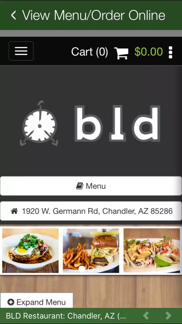 BLD Restaurant - AZ Screenshots