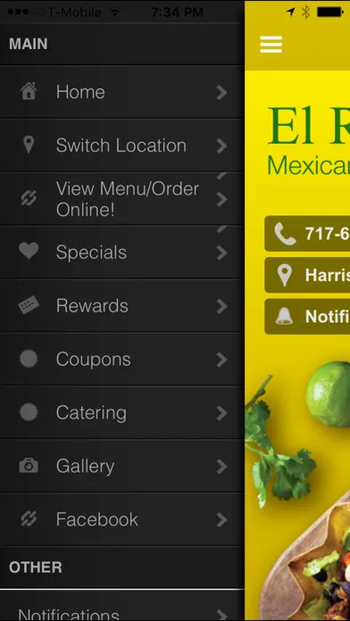 El Rodeo Mexican Restaurant Screenshots