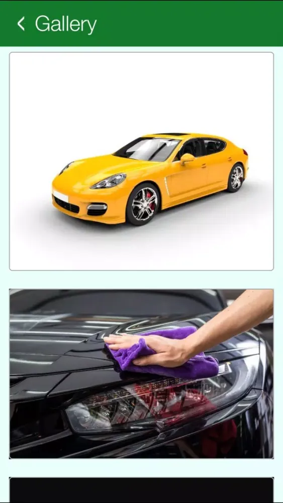 Tangkapan skrin Express Clean Car Wash