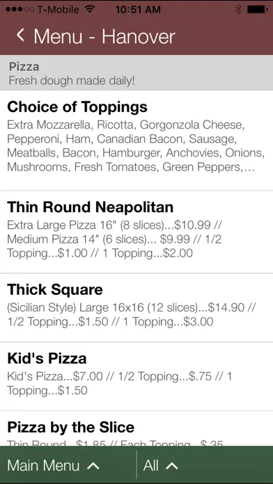 Giovanni's Pizza & Restaurant应用截图