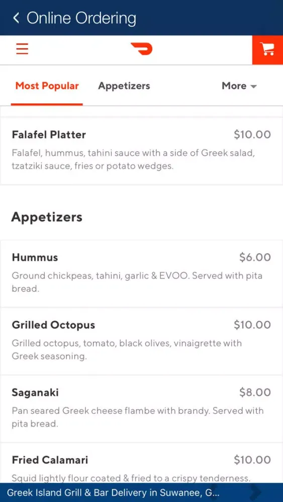 Greek Island Grill - GA應用截圖