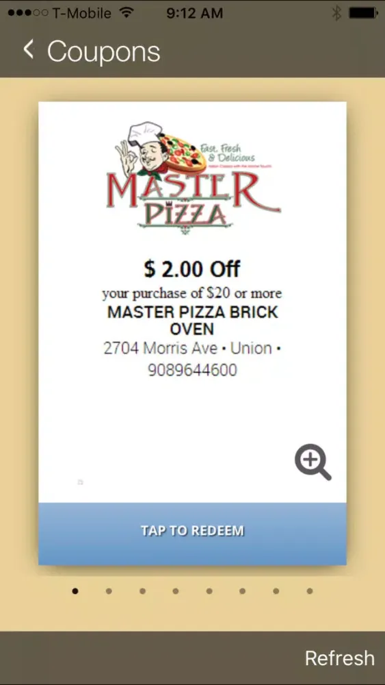 Master Pizza & Italian Kitchen スクリーンショット