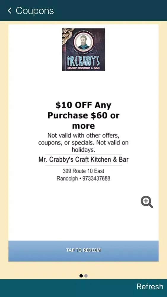 Capturas de tela do Mr. Crabby's Craft Kitchen&Bar