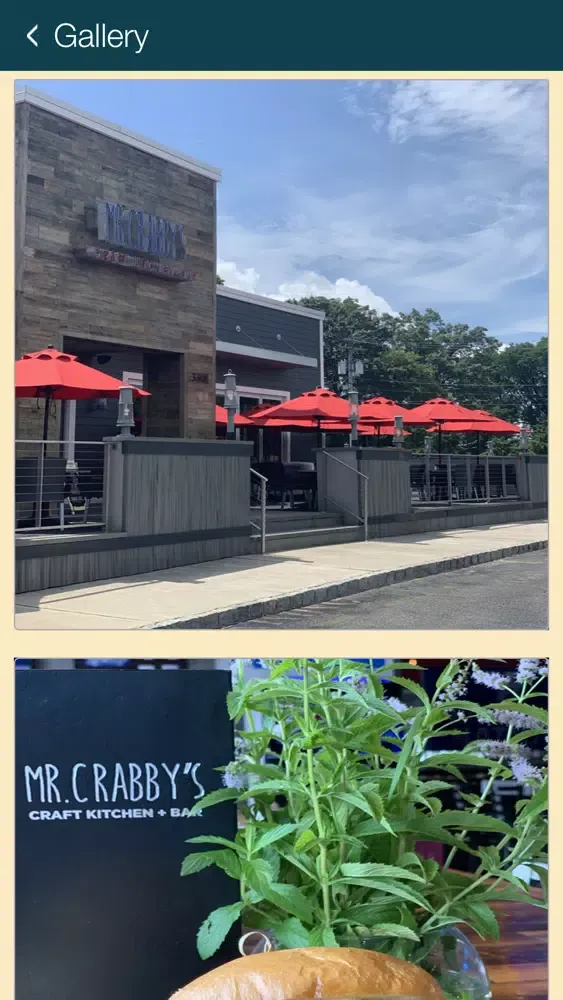 Capturas de tela do Mr. Crabby's Craft Kitchen&Bar