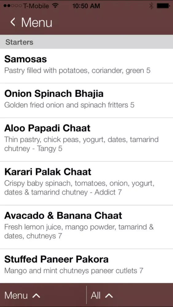 Ảnh chụp màn hình của Saffron Indian Cuisine