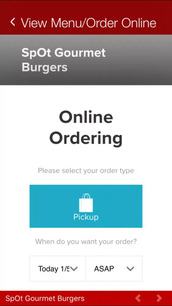 SpOt Gourmet Burgers應用截圖