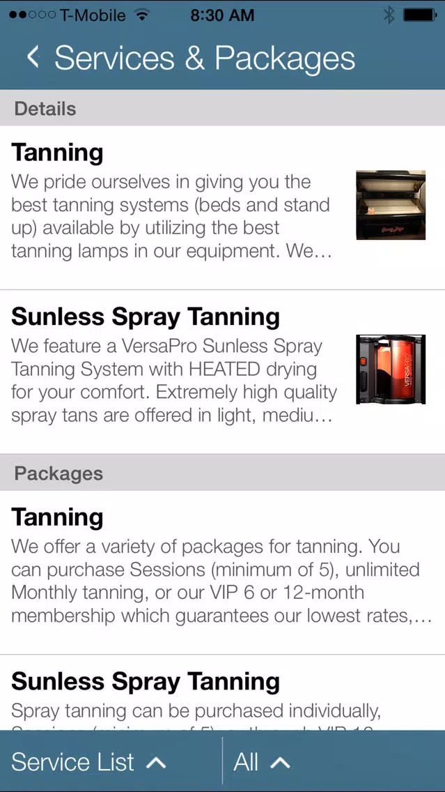 Sunny Dayz Tanning Salon应用截图