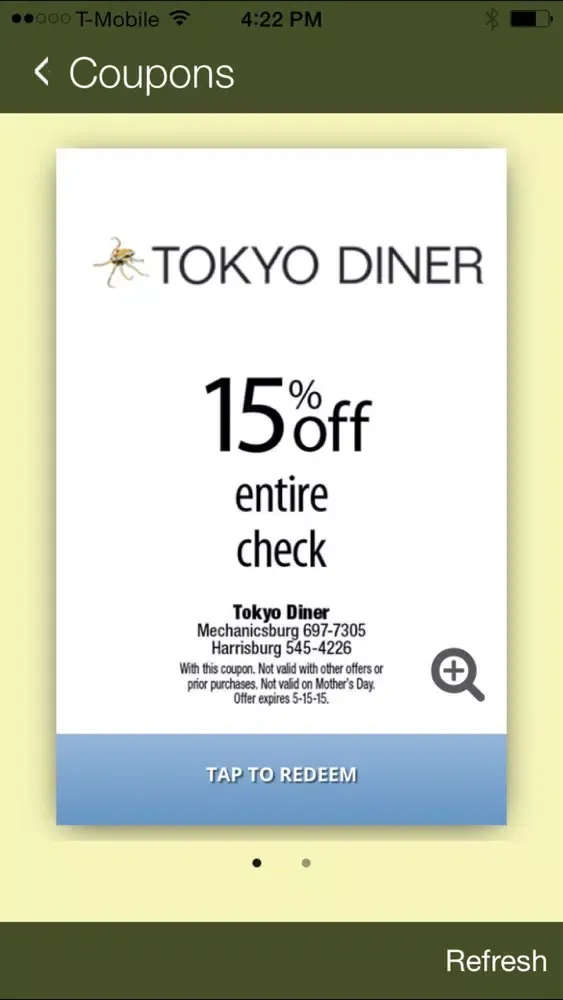 Ảnh chụp màn hình của Tokyo Diner - West Shore