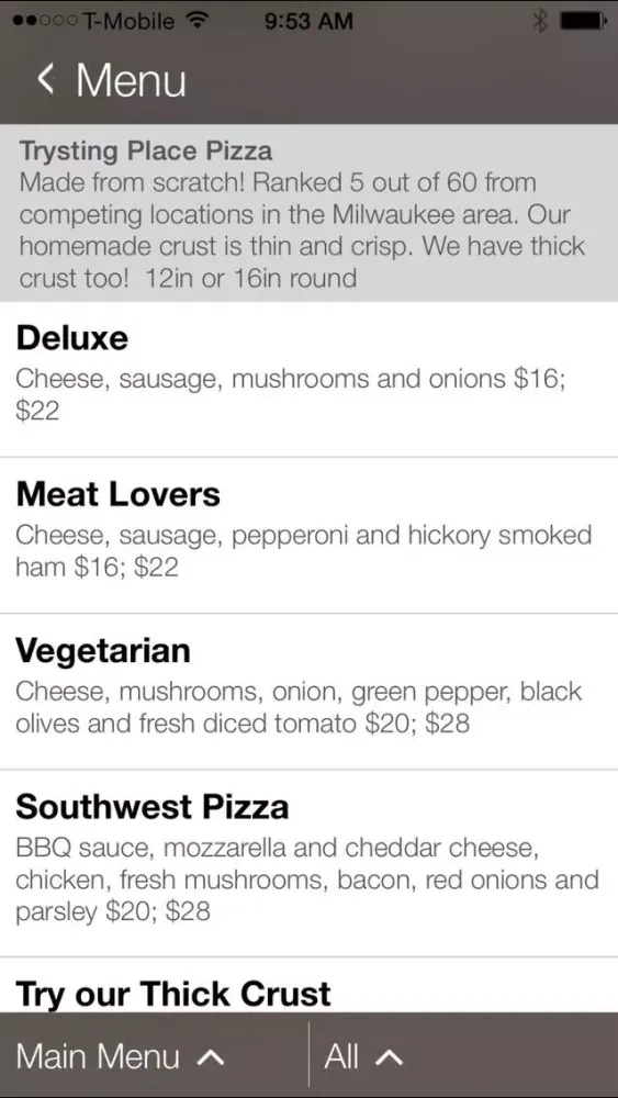 Screenshot di Trysting Place Pub