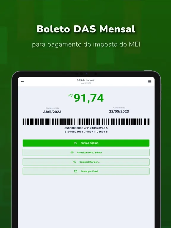 Total MEI: INSS, DAS Fácil iPad 应用截图