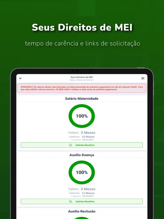 Total MEI: INSS, DAS Fácil iPad 应用截图