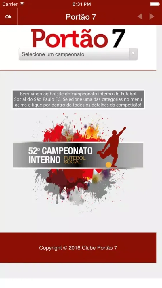 Zrzuty ekranu Portão 7 – São Paulo Futebol Clube
