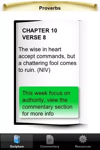 Chapter & Verse: Proverbs - Scripture of the Day Screenshots