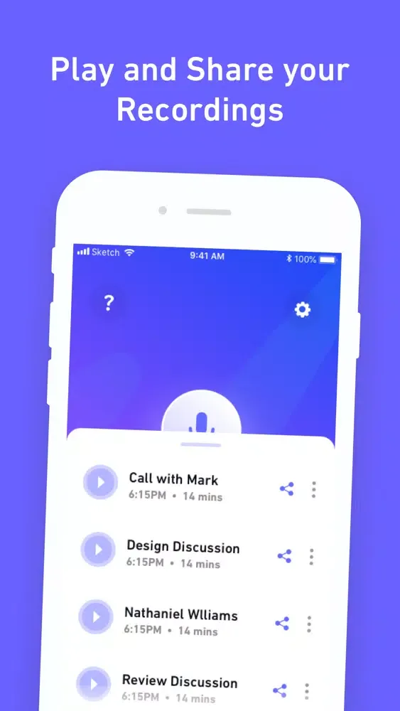 Capturas de pantalla de Call Recorder - Unlimited