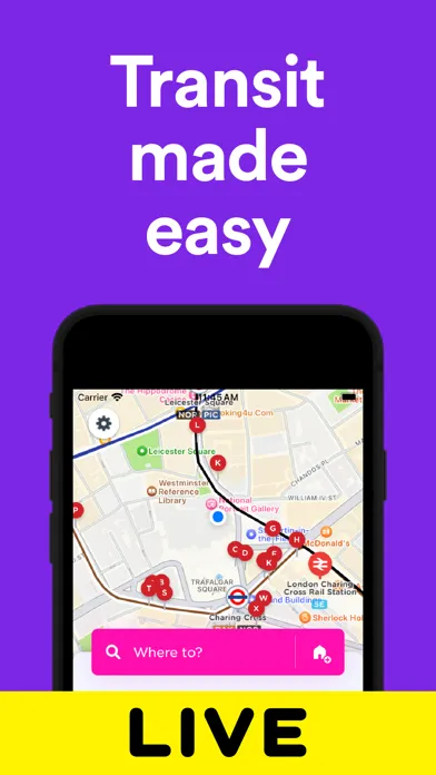 Momego - Live transit tracker Screenshots