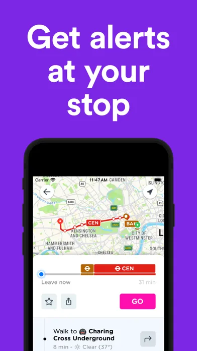 Momego - Live transit tracker Screenshots
