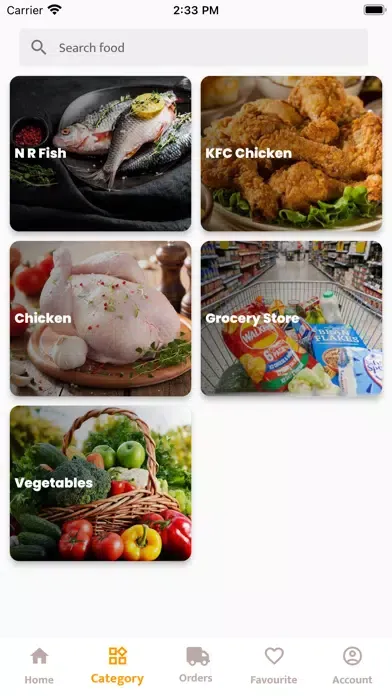 Zrzuty ekranu Eddy food and grocery delivery