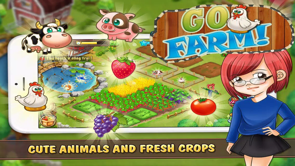 Go Farm PRO! Harvest in the blue moon : The business of farming simulation Ekran Görüntüleri