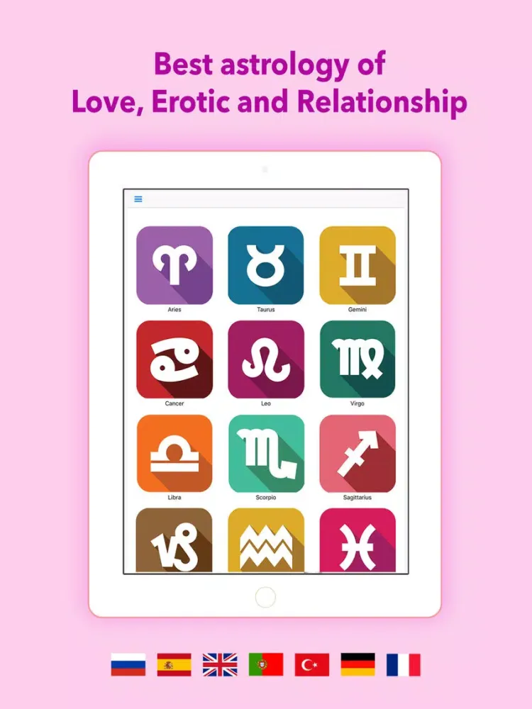 Capturas de tela do Love Horoscope 2019 iPad 