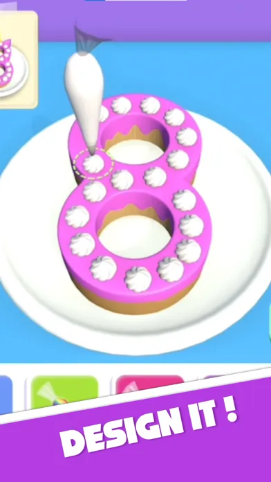 تصاویر Number Cakes 3D