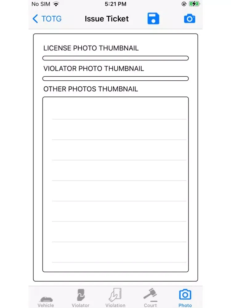 Zrzuty ekranu TOTG Blanco iPad 