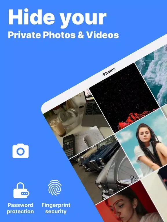 Hidden Safe－Secret Photo Vault iPad  سکرین شاٹس