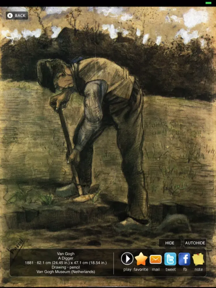 Capturas de pantalla de artDatabase - The Art Guide iPad 