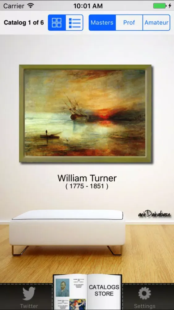 Capturas de pantalla de artDatabase - The Art Guide