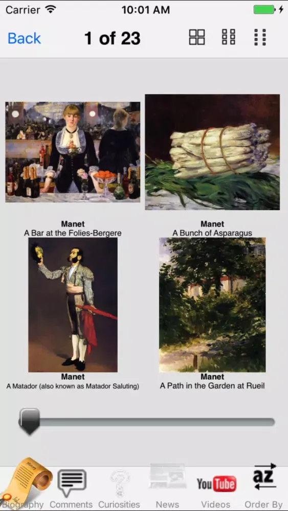 Capturas de pantalla de artDatabase - The Art Guide
