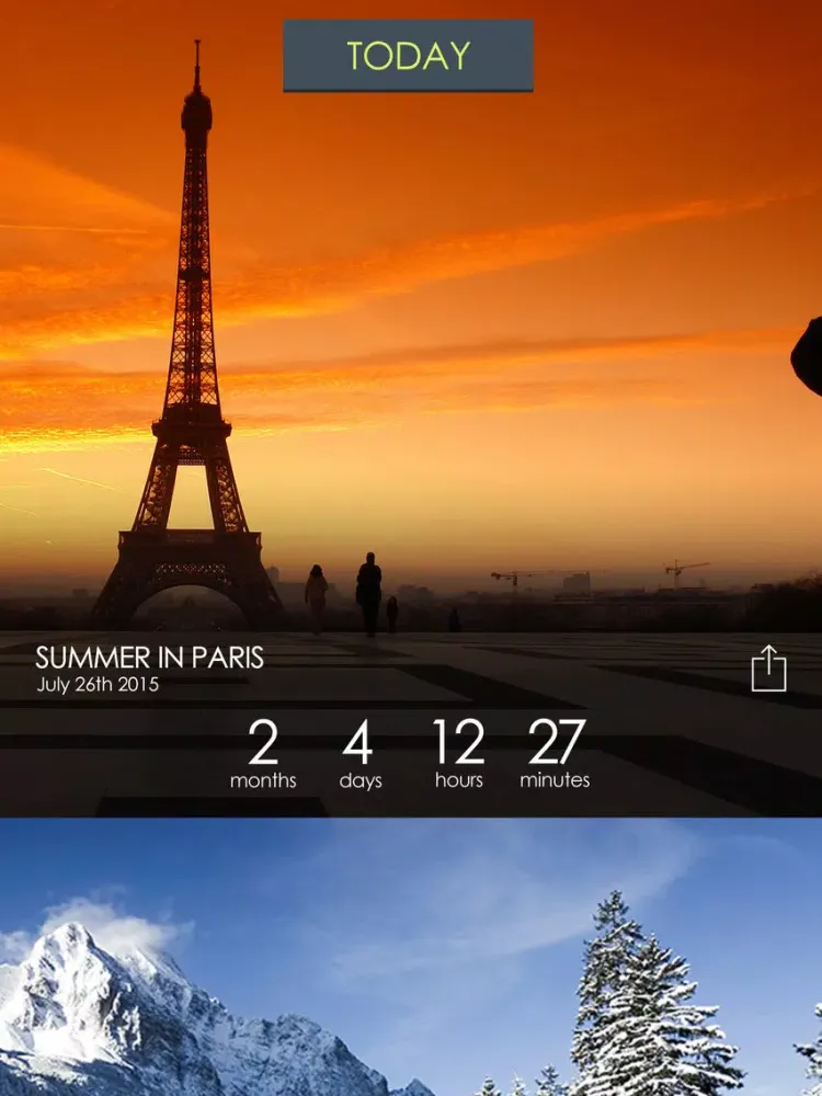 Countdown to Events and Share Timer Countdowns with 3, 2, 1 for Instagram iPad  スクリーンショット