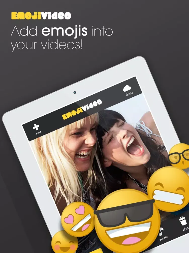 Screenshot di EmojiVideo: Add Emojis to Vids iPad 