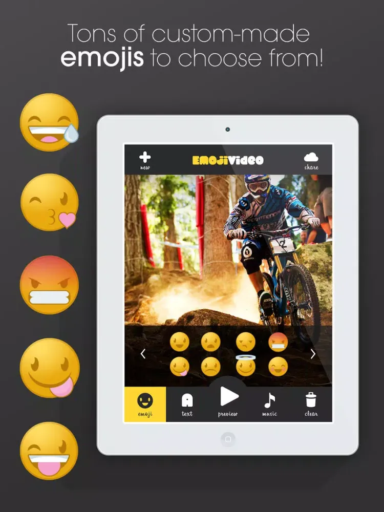 Screenshot di EmojiVideo: Add Emojis to Vids iPad 