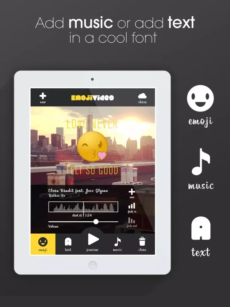 Screenshot di EmojiVideo: Add Emojis to Vids iPad 