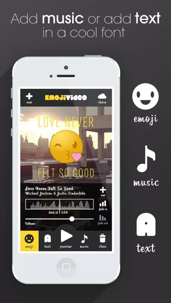 Screenshot di EmojiVideo: Add Emojis to Vids