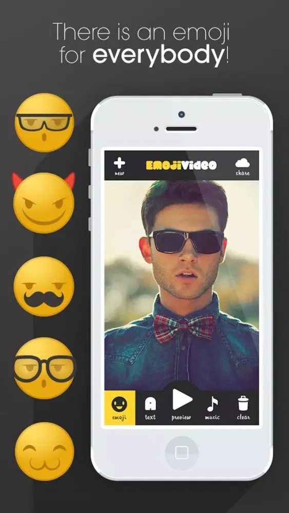 Screenshot di EmojiVideo: Add Emojis to Vids