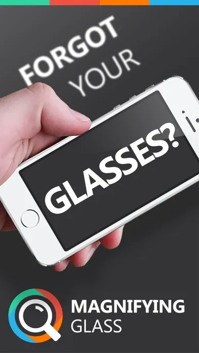 Captures d'écran de Magnifying Glass Reader with Light for iPhone